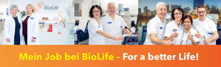 Titelbild der Firma BioLife Plasmazentrum